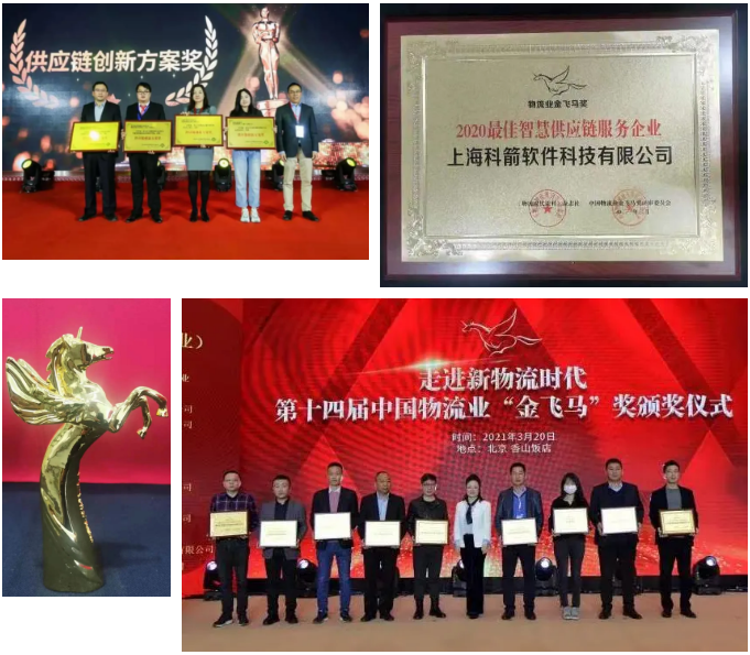 科箭软件获奖证书