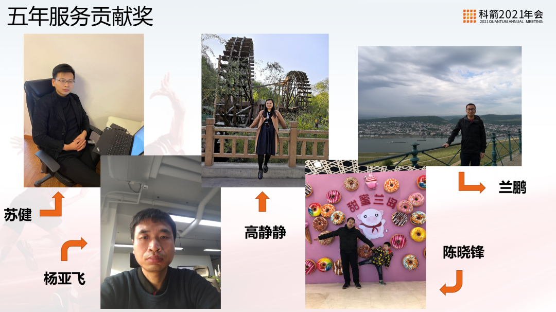 科箭五年服务贡献奖